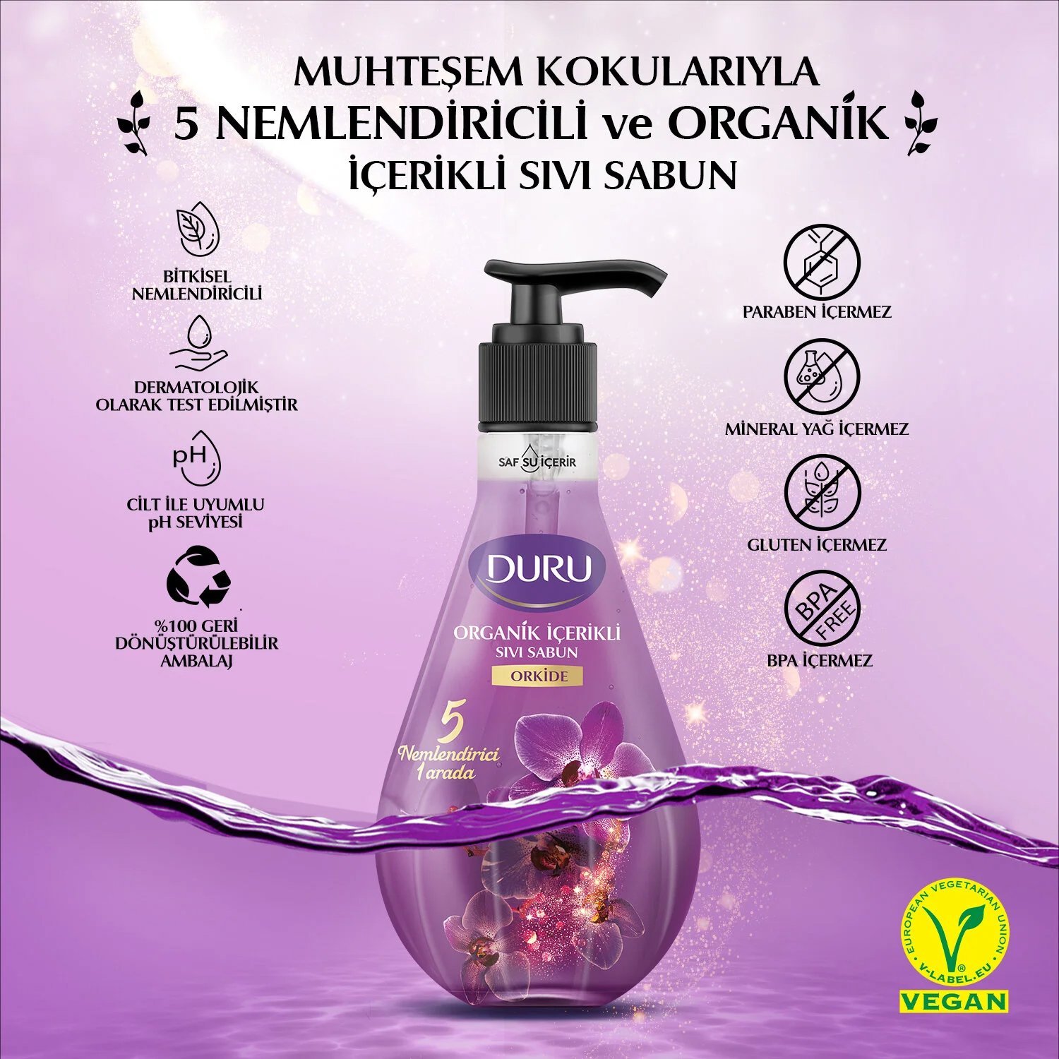 Duru Orkide Sıvı Sabun 500ml